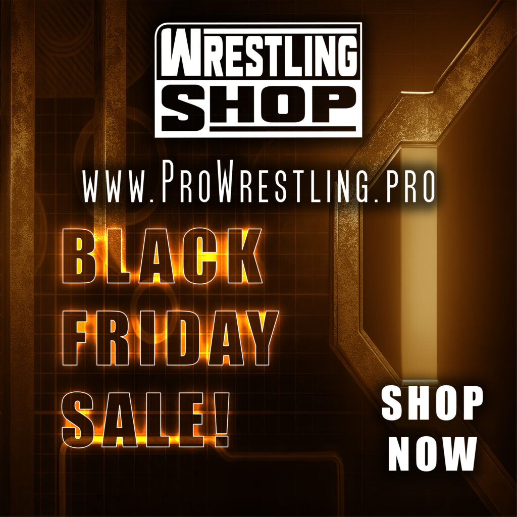 Shop Wrestling Network Black Friday Sale — huge discounts on wrestling shirts, hats, bomber jackets, and winter gear. Shop WWE, AEW, and Attitude Era apparel while supplies last.