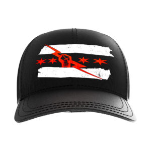 Rep the “Best in the World” with this black CM Punk Chicago flag hat, perfect for WWE and indie wrestling fans. Adjustable fit, bold design, fast worldwide shipping.