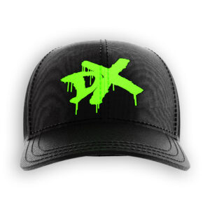 Step into rebellion with this retro WWF D-Generation X hat. The bold green DX logo and breathable black mesh make it the ultimate tribute to the Attitude Era’s most iconic faction.
