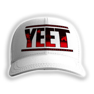 Rep Main Event Jey Uso with this white YEET snapback hat. Clean design, adjustable fit, and premium WWE-inspired style. Available now at Shop Wrestling Network.