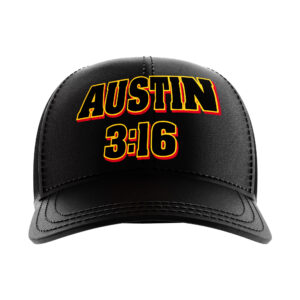 Complete your Attitude Era look with a vintage Austin 3:16 trucker hat from Shop Wrestling Network, the must-have Stone Cold Steve Austin fan accessory.