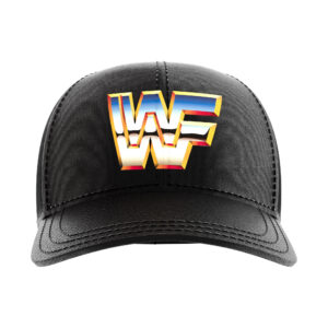 Rock the bold attitude of the 90s with this black WWF Block Logo Trucker Hat. Classic mesh style and snapback closure bring retro wrestling vibes to life.