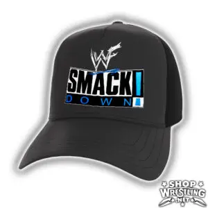 Relive 1999 with this WWE SmackDown Attitude Era hat. It features an adjustable fit and a retro logo design, making it a must-have for wrestling fans.